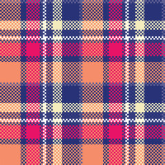 Scottish Tartan Pattern. Checker Pattern Template for Design Ornament. Seamless Fabric Texture.