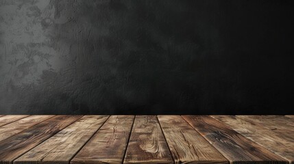 Black background with table top. mocap table