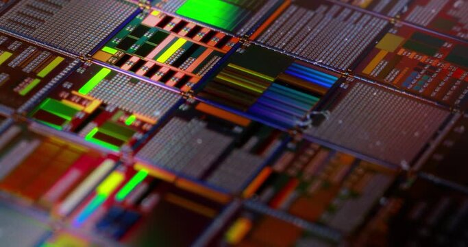 Silicon semiconductor wafer close-up. In electronics, a wafer also called a slice or substrate is a thin slice of semiconductor, a crystalline silicon, used for the fabrication of integrated circuits