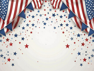 Obraz premium american flag with stars