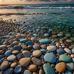 stones on the beach