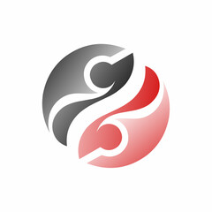 abstract vector logo