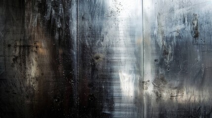 Obraz premium Reflective stainless steel background texture