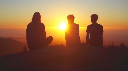 Celebrating Independence Day: Friends Enjoying a Picnic