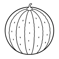 illustration of a watermelon
