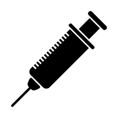 Fototapeta premium syringe vector icon