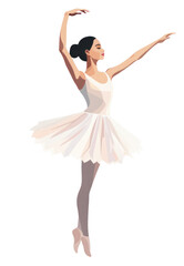 PNG Ballerina woman dancing ballet adult