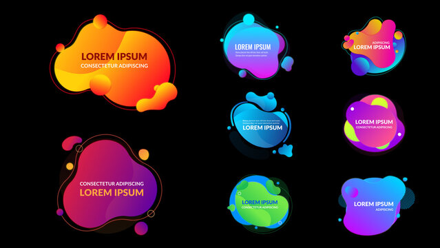 Colorful Liquid Titles