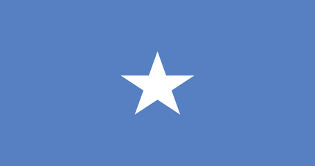 Illustration of the national flag of Somalia