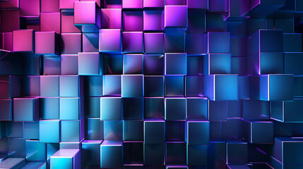 Color square data abstract background of big data concept
