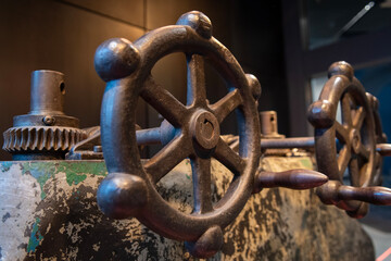 Fabryka Norblina, stare zawory, zawór, zamknięcie, hydraulika, vintage, zabytek