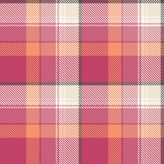 Tartan Plaid Pattern Seamless. Traditional Scottish Checkered Background. Template for Design Ornament. Seamless Fabric Texture. Vector Illustration