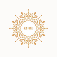 Ornamental mandala design background