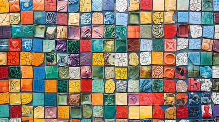 A colorful mosaic of intricate tiles symbolizes the diverse and complex nature of pension fund investments.