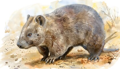 Illustration Made With Watercolors