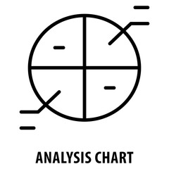 Analysis chart Icon simple and easy to edit for your design elements