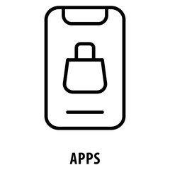 Apps Icon simple and easy to edit for your design elements