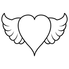 Sweet Hearts Outline For Coloring Pages