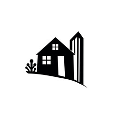 Buildings vector icon. city silhouette. vector illustration in flat design,
skyscraper illustration sign. hotel symbol. 
