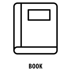 Book Icon simple and easy to edit for your design elements