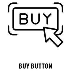 Buy Button Icon simple and easy to edit for your design elements