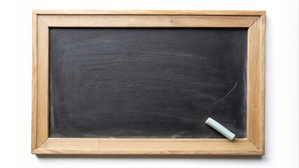 Chalkboard in frame with space for text