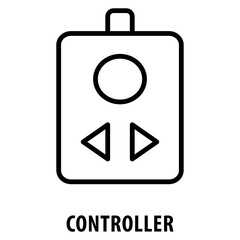 Controller Icon simple and easy to edit for your design elements