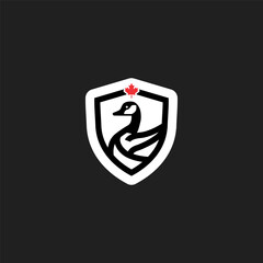 Goose Shield Logo logo Design Vector  © Gilang