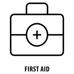 First Aid Icon simple and easy to edit for your design elements