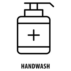 Handwash Icon simple and easy to edit for your design elements