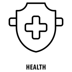 Health Icon simple and easy to edit for your design elements