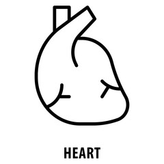 Heart Icon simple and easy to edit for your design elements