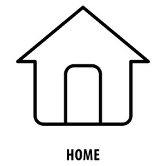 Home Icon simple and easy to edit for your design elements