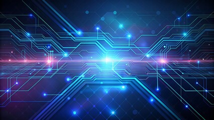 Obraz premium Abstract technological data background