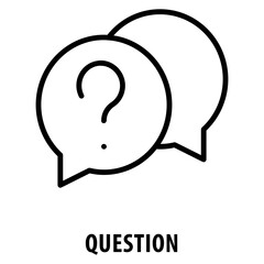 Question Icon simple and easy to edit for your design elements