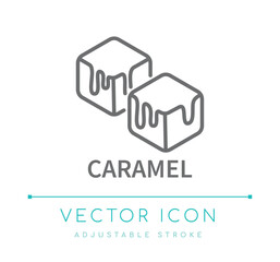 Caramel Line Icon