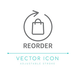 Reorder Ecommerce Line Icon
