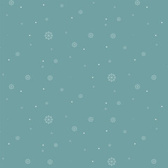 Web Abstract snow background On blue.