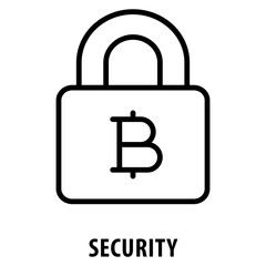 Security Icon simple and easy to edit for your design elements