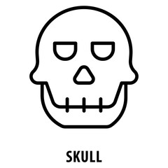 Skull Icon simple and easy to edit for your design elements