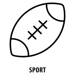 Sport Icon simple and easy to edit for your design elements