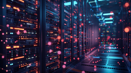 Fototapeta premium Big Data of Technology. Generative Ai