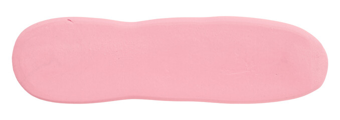 Plasticine is a pink brush isolated on a transparent background.