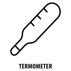 Termometer Icon simple and easy to edit for your design elements