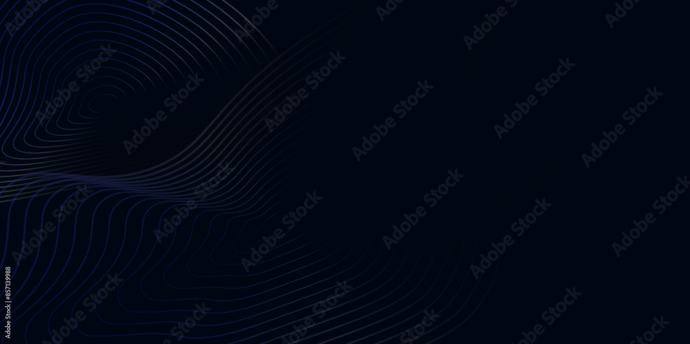 Poster blue and black vector 3d futuristic line abstract banner with glow line elegant modern futuristic de