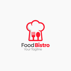 Food Bistro Logo Vector Template Design. Good for Business, Start up, Agency, and Organization