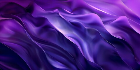 Fototapeta premium Neon Wave Background. Abstract background with a purple and blue gradient color waves, wavy lines, curved shapes, fluid motion effect