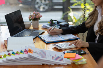 pile of documents sat on desk in office was pile of documents that had been prepared to be...