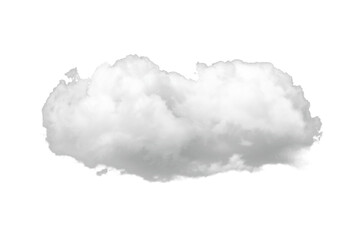 Fototapeta premium White Cloud on transparent background