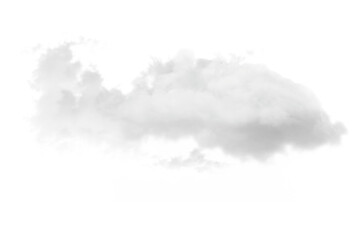 Realistic steam White Cloud on transparent background